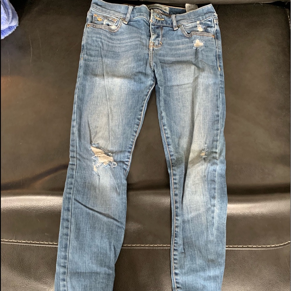 Abercrombie kids skinny jeans